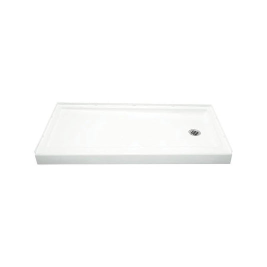 Ensemble™ Shower Tray/Base, Solid Surface, White