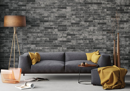 Brickstone Charcoal Brick Wall Tile