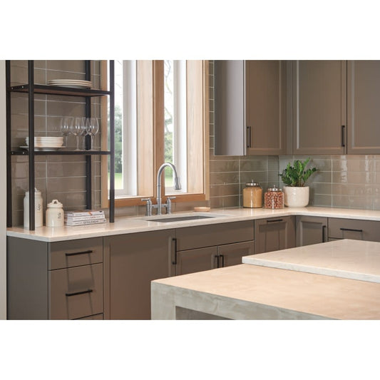 Broderick 1.8 GPM Widespread Bridge Pull Down Kitchen Faucet