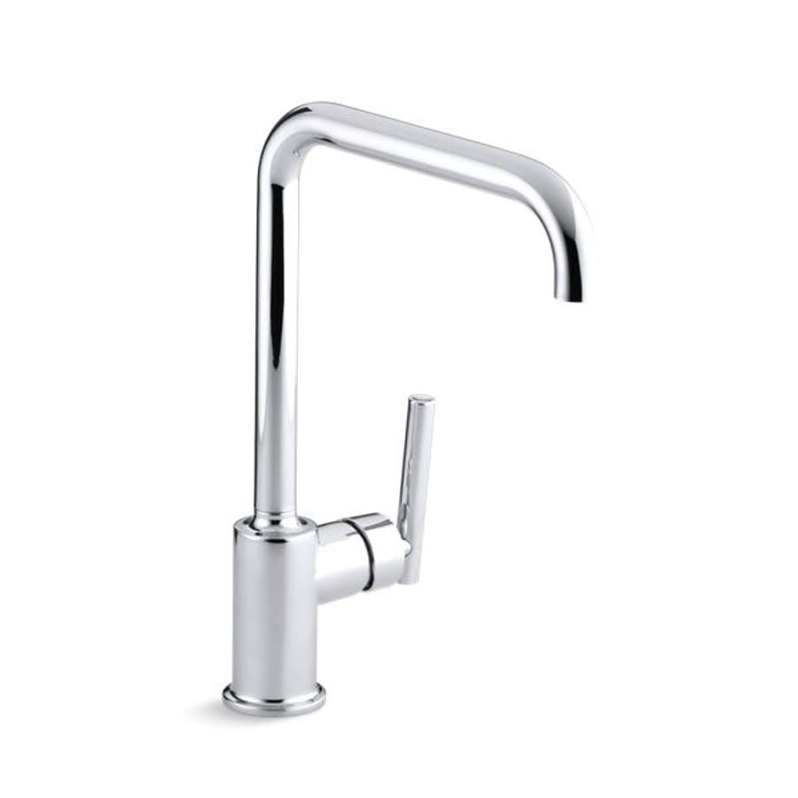 Purist® Kitchen Faucet, Deck Mount, ADA, 1 Lever Handle, 1-Hole, Polished Chrome