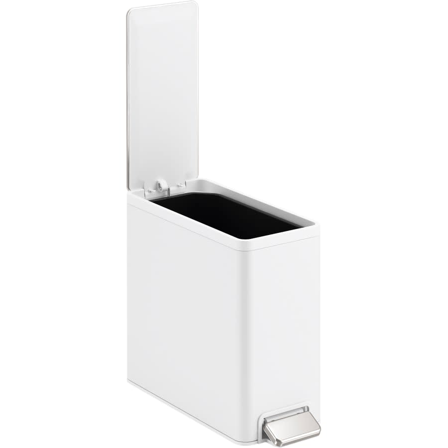 9.5 Liter Rectangular Step Trash Can with Liner