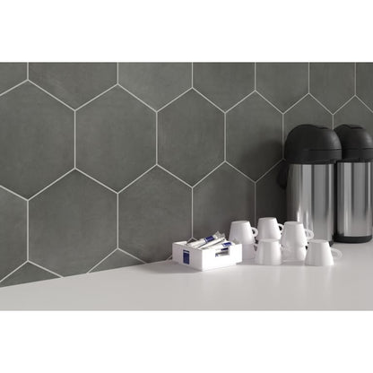 BAUHAUS HEX GRAY 9X11