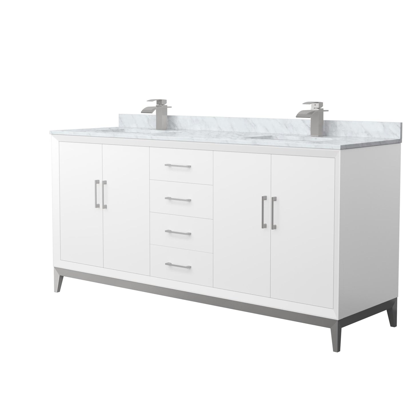 Amici Double Bathroom Vanity - 72W x 35.25H x 22D