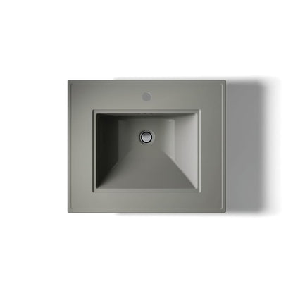 Memoirs Fireclay Pedestal Bathroom Sink - Less Pedestal and Legs