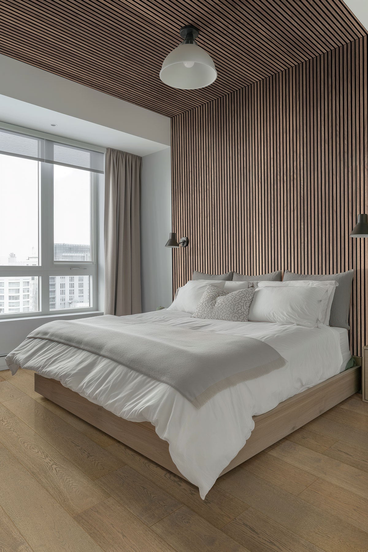 ACOUSTIC WOOD SLAT PANEL TAWNY