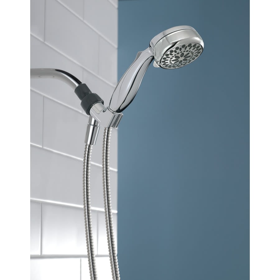 Universal Showering 2.5 GPM Multi Function Hand Shower Package - Includes Hose and Bracket