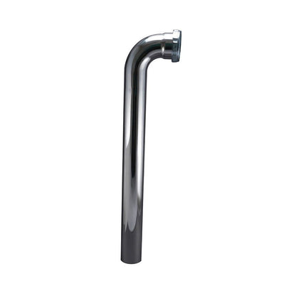 Tubular Waste Arm, 1-1/2 in, Tube x Slip Joint, 17 ga, Chrome