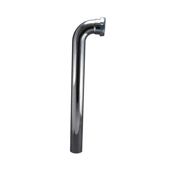 Tubular Waste Arm, 1-1/2 in, Tube x Slip Joint, 17 ga, Chrome