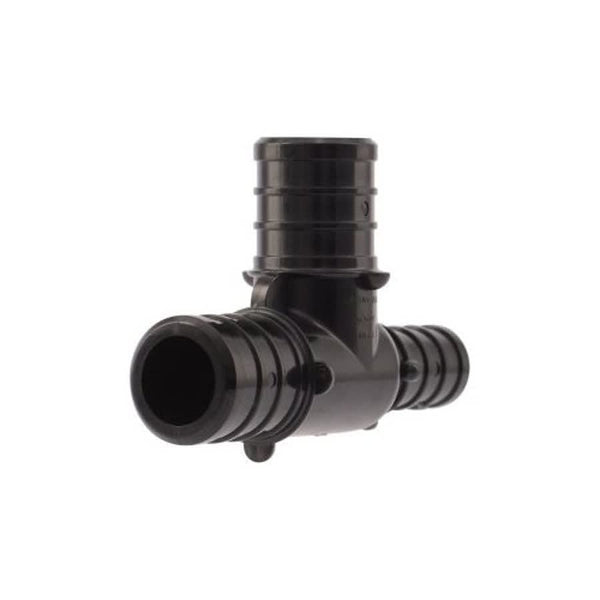 Tee, 3/4 x 1/2 x 3/4 in, Crimp PEX, Poly