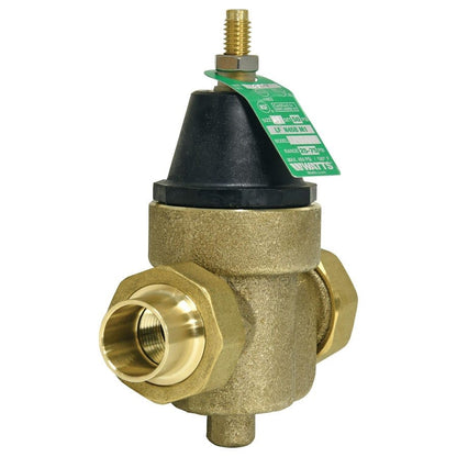 Pressure Reducing Valve, 3/4 in, Union C, Bronze