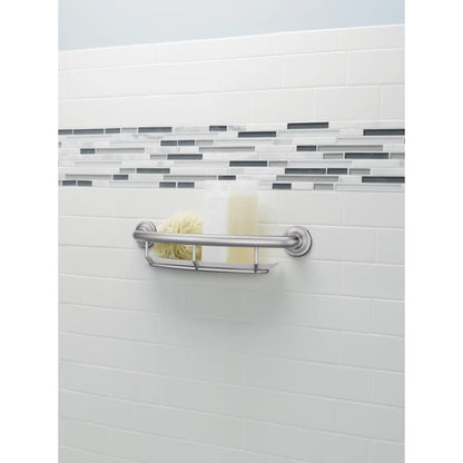 16" x 1" Grab Bar with Integrated Shelf from the Home Care Collection