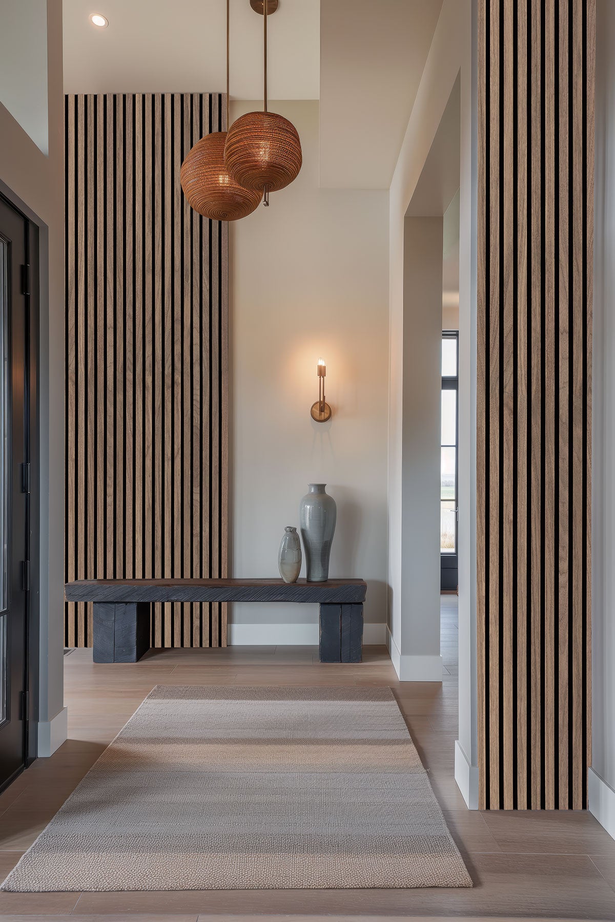 ACOUSTIC WOOD SLAT PANEL TAWNY