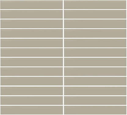 Color Wheel Mosaic Matte Architectural Gray Straight Joint 2X2 Matte