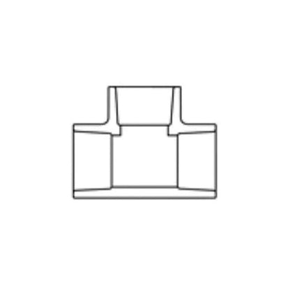Tee, 5 in, Socket, SCH 40/STD, PVC