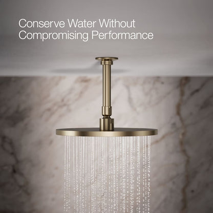 Contemporary Round 10" Single Function 1.75 GPM Rainhead with MasterClean Sprayface and Katalyst Air-Induction Technology