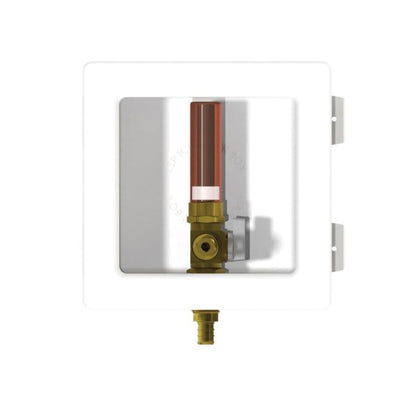 Assembled Ice Maker Outlet Box, Plastic