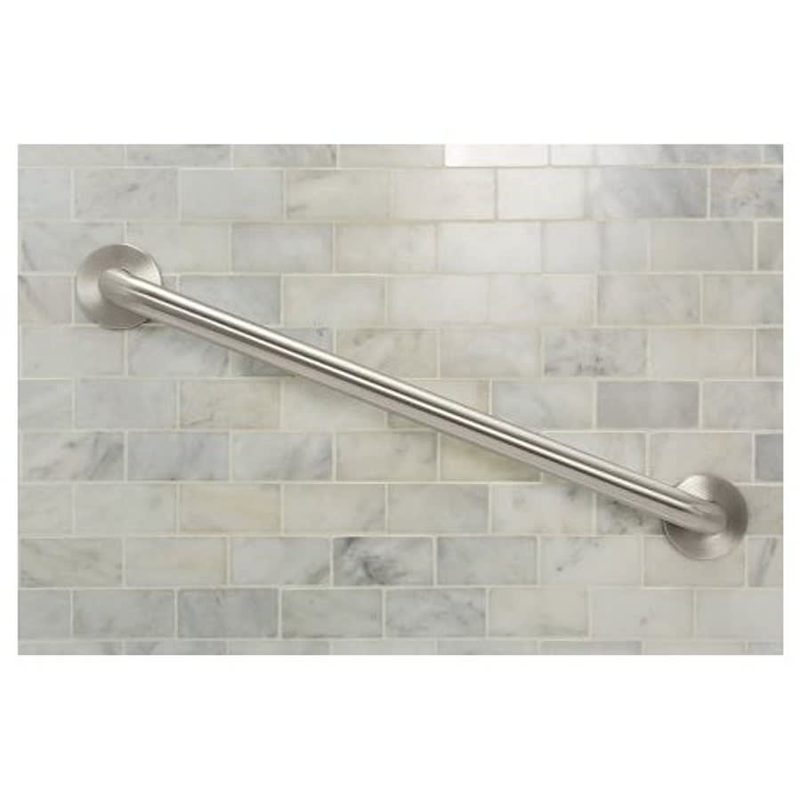 Home Care® Grab Bar, ADA, 24 in L, Stainless