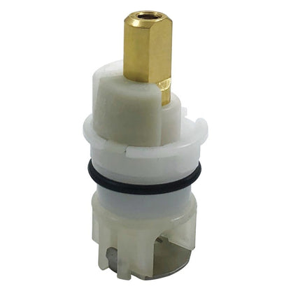 Replacement Stem Assembly With 1/4 Turn Stop, For Use With 2-Handle Faucet, Brass
