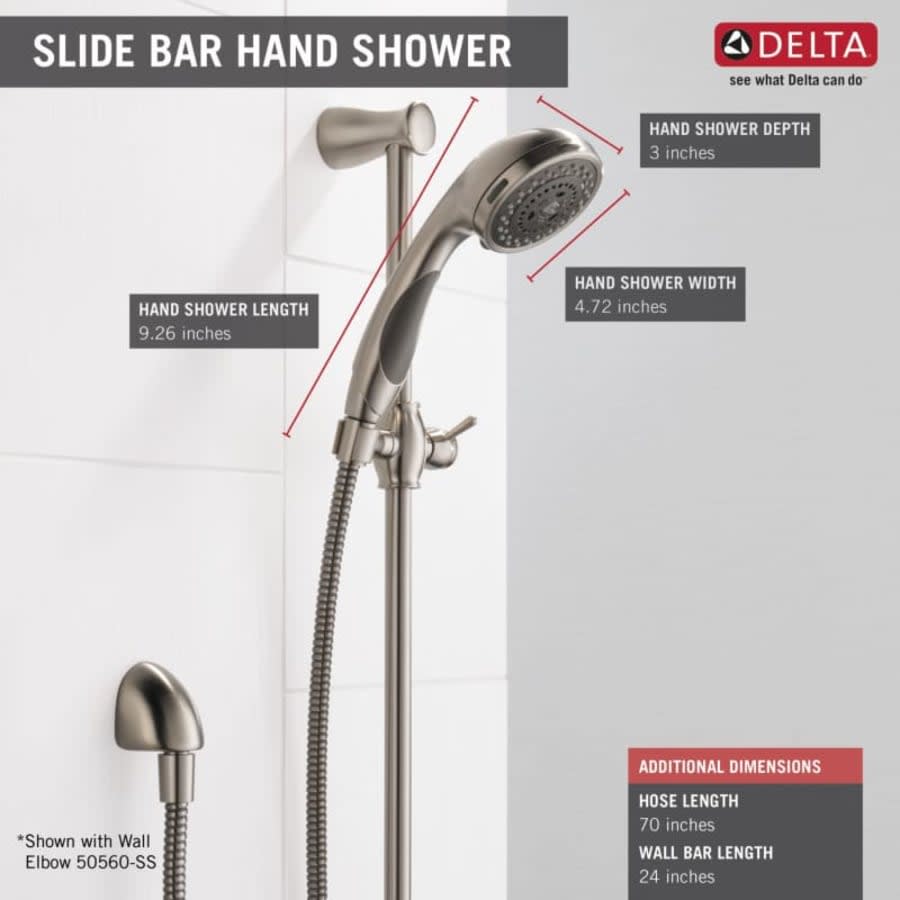 2.5 GPM Hand Shower Package with Touch-CleanÂ® Technology - Limited Lifetime Warranty