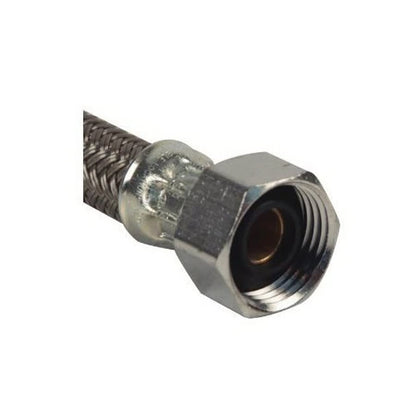 Flexible Water Supply, 1/2 in, FNPT, 20 in L, Braided Polymer