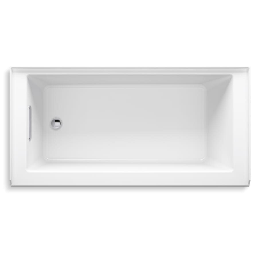 Underscore 60" X 30" Alcove Soaking Bathtub with Integral Apron, Integral Flange, and Left-Hand Drain