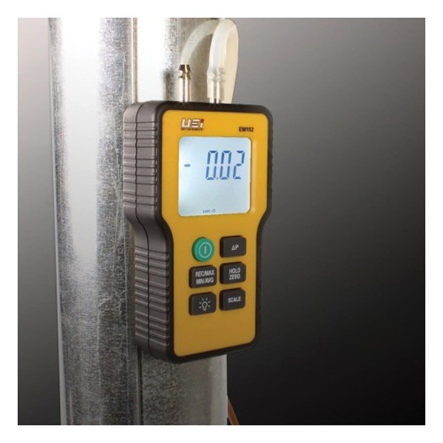Dual Differential Digital Manometer, +/-2.9 psi, -60 to 60 in H2O, +/- 0.3% Full Scale