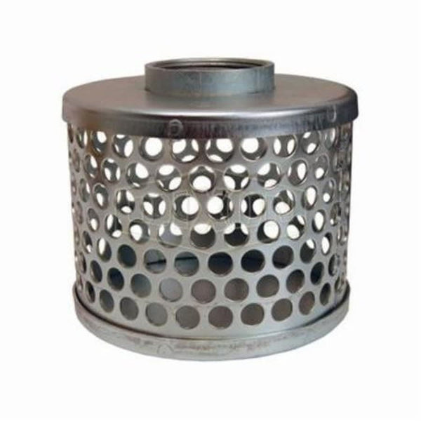 Standard Round Hole Suction Strainer, 2-1/2 in, Steel