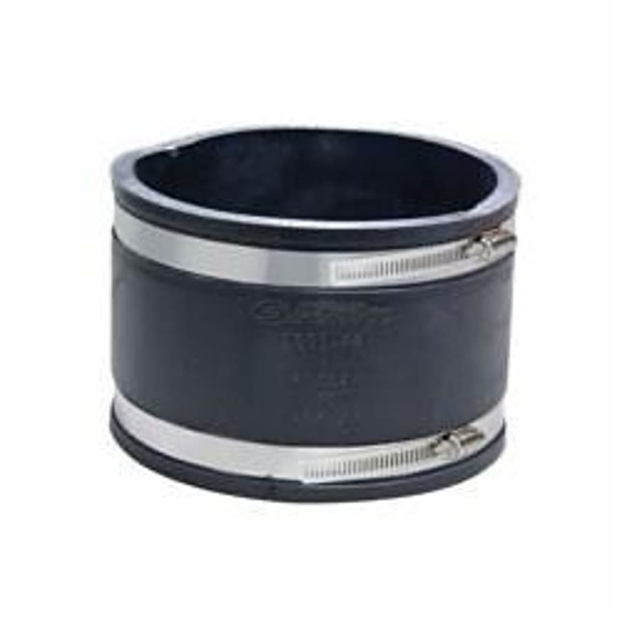 Transition Coupling, 4 in, West Coast Clay x West Coast Clay, Flexible PVC