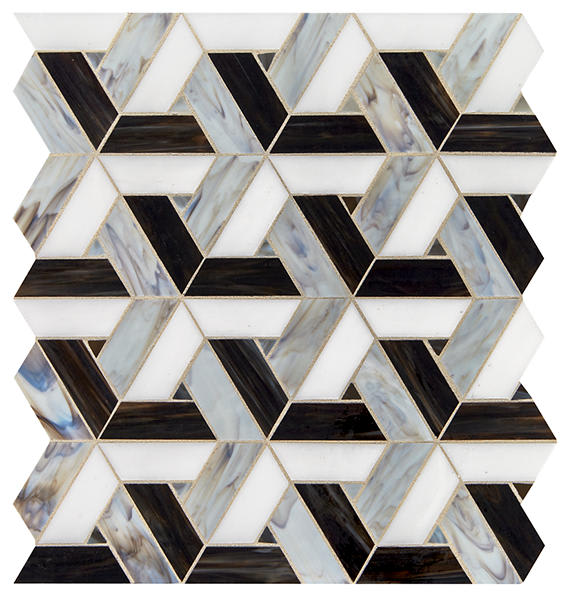 Vivify Midnight Dream Trapezoid 1X3 Glass