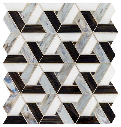 Vivify Midnight Dream Trapezoid 1X3 Glass