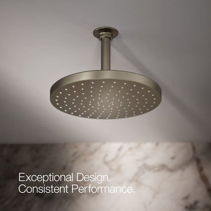 Awaken Round 10" Single Function 1.75 GPM Rainhead with MasterClean Sprayface