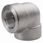 90 deg Elbow, 1/2 in, FNPT, 304/304L Stainless Steel, 3000 lb