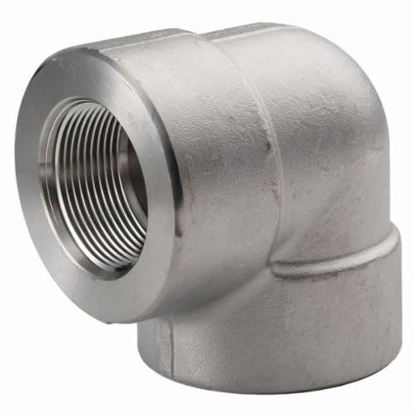 90 deg Elbow, 3/4 in, FNPT, 316/316L Stainless Steel, 3000 lb