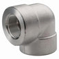 90 deg Elbow, 1-1/2 in, FNPT, 304/304L Stainless Steel, 3000 lb