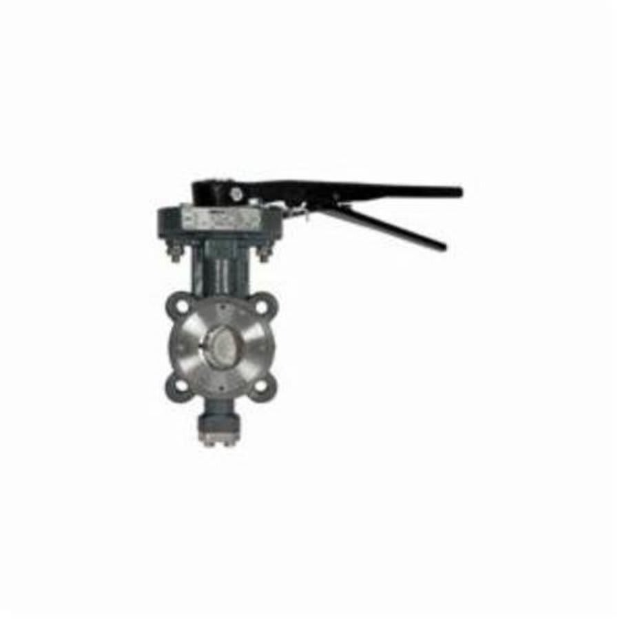 Lug Style Butterfly Valve, Lever Handle, 3 in, Flange, Carbon Steel