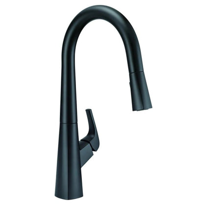 Vaughn® Kitchen Faucet, Deck Mount, ADA, 1 Lever Handle, 1-Hole, Satin Black