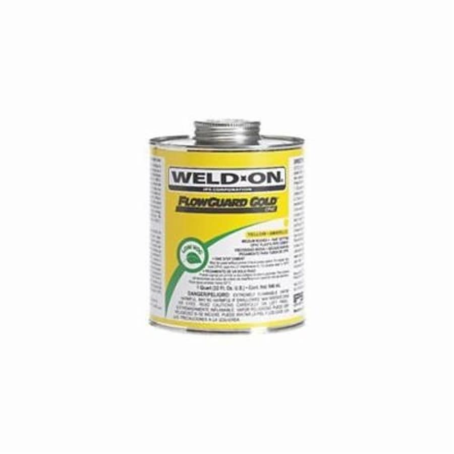 FlowGuard Gold®™ Medium Body Cement, 1/4 pt, Yellow, For CPVC