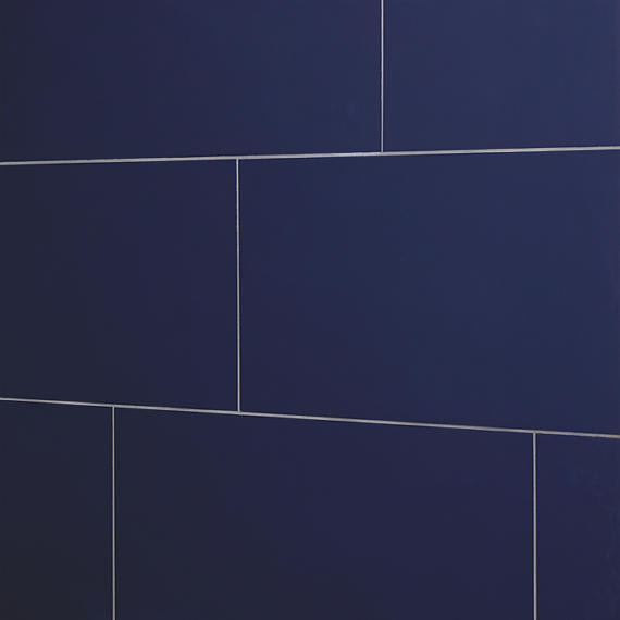Luminique Navy Rectangle, Handcrafted 12X24 Glossy