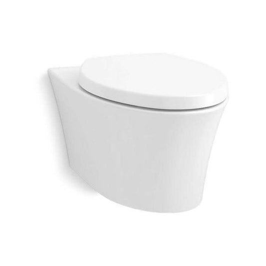 Veil® In-Wall Toilet, Wall Mount, ADA, Elongated Bowl, Wall Push Button, 1 gpf, White