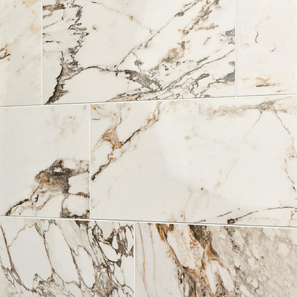 Panoramic Duet Calacatta Aries Square 48X48 Matte