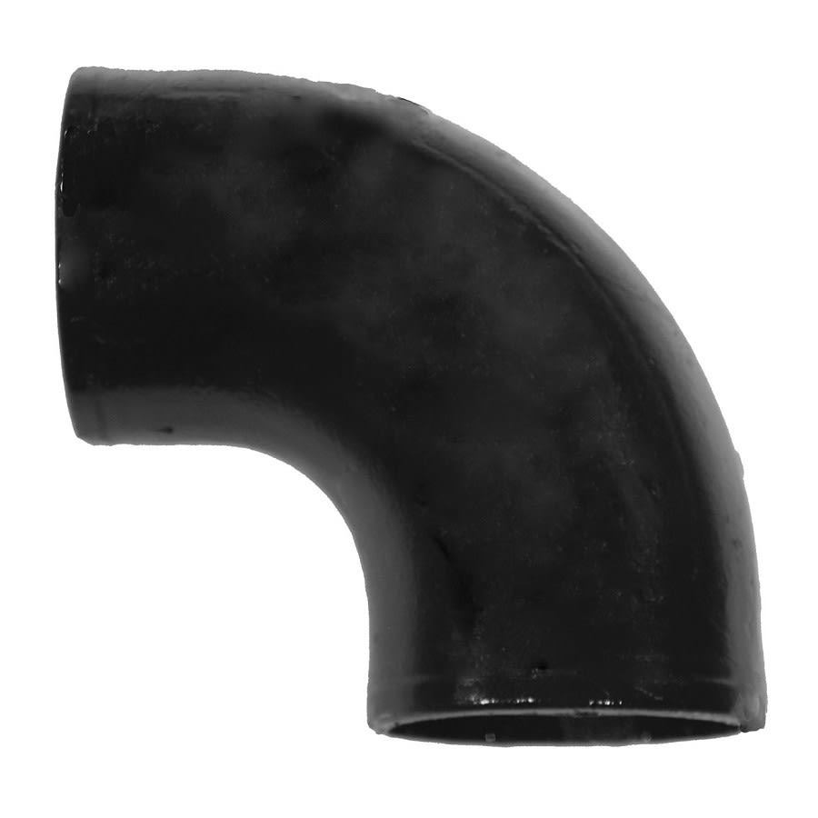 1/4 Bend, 6 in, No Hub, Cast Iron