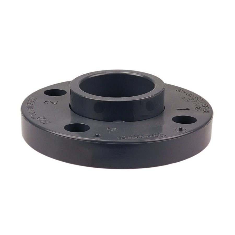 2-Piece Flange, 4 in, Socket, PVC, SCH 80/XH
