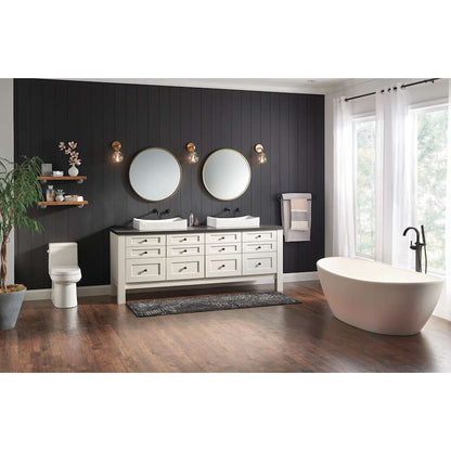 Trinsic Floor Mounted Tub Filler with Integrated Diverter and Hand Shower - Less Rough In