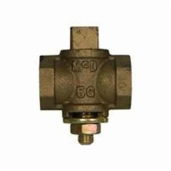Plug Valve, 3/4 in, FNPT, Bronze