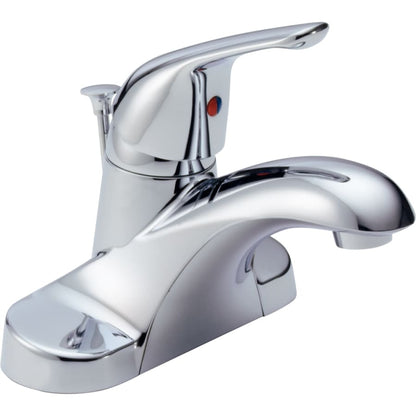 Foundations Core-B Centerset Bathroom Faucet with Pop-Up Drain Assembly - Includes Lifetime Warranty