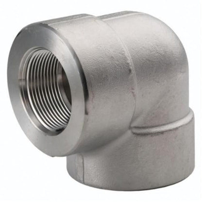 90 deg Elbow, 3/4 in, FNPT, 304/304L Stainless Steel, 3000 lb