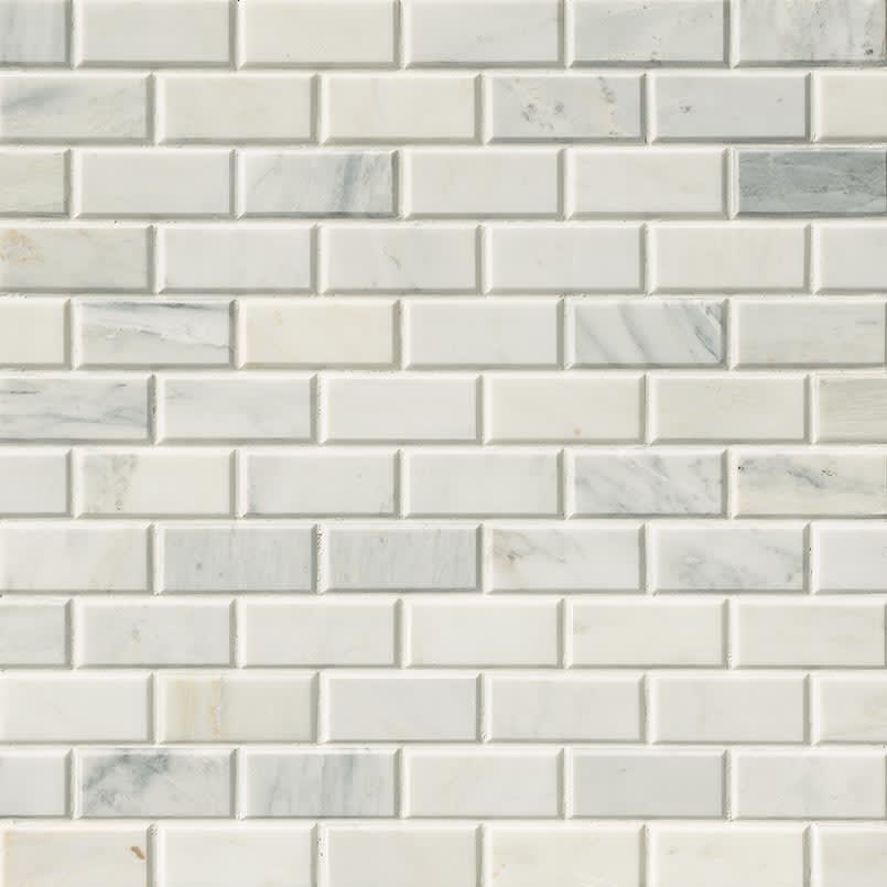 Arabescato Carrara Subway Tile 2x4