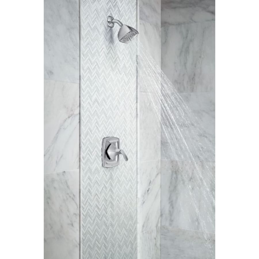 Voss Single Handle Posi-Temp Pressure Balanced Shower Trim with Shower Head - Less Valve