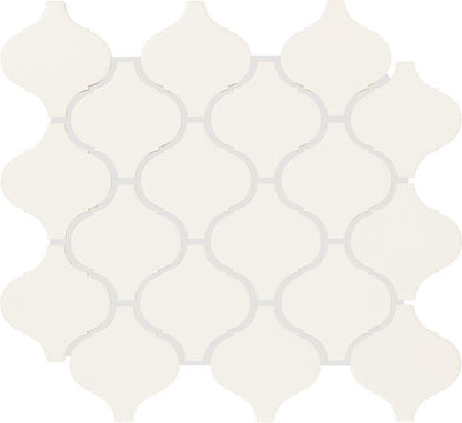 Color Wheel Retro Matte Arctic White Chevron 2X3 Matte
