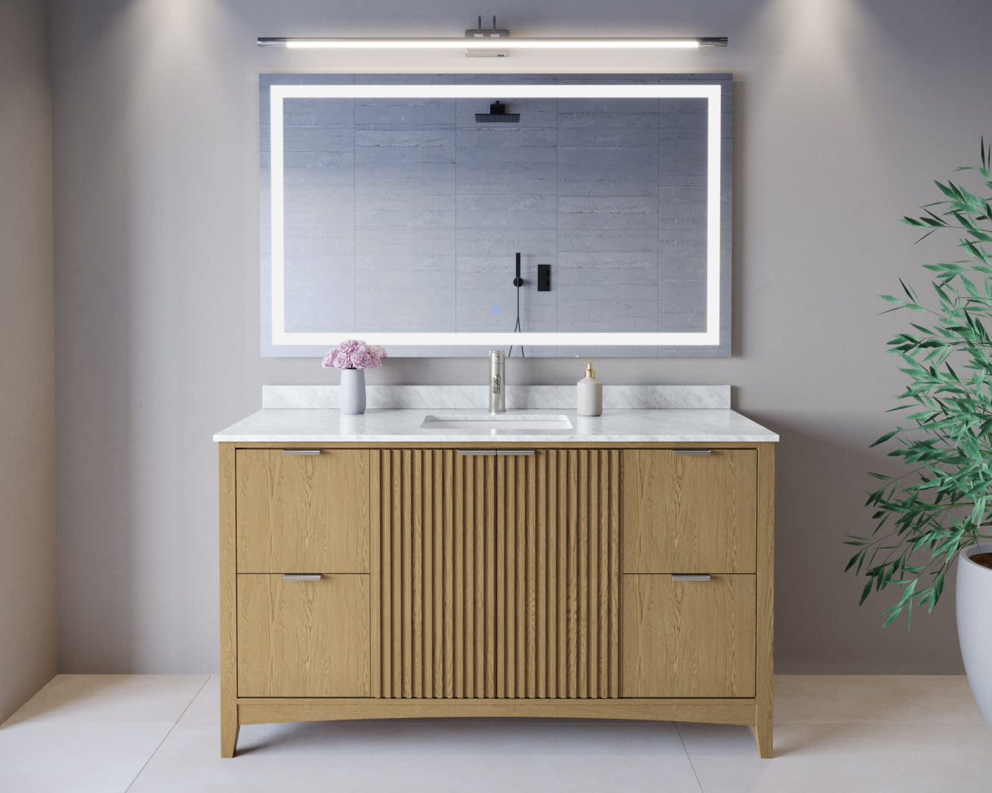Palmilla Single Bathroom Vanity - 60W x 35H x 22D